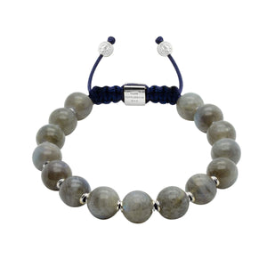 Intuition | Labradorite Adjustable Stone Bracelet in Gold/Silver | 10MM - CLUB EQUILIBRIUM