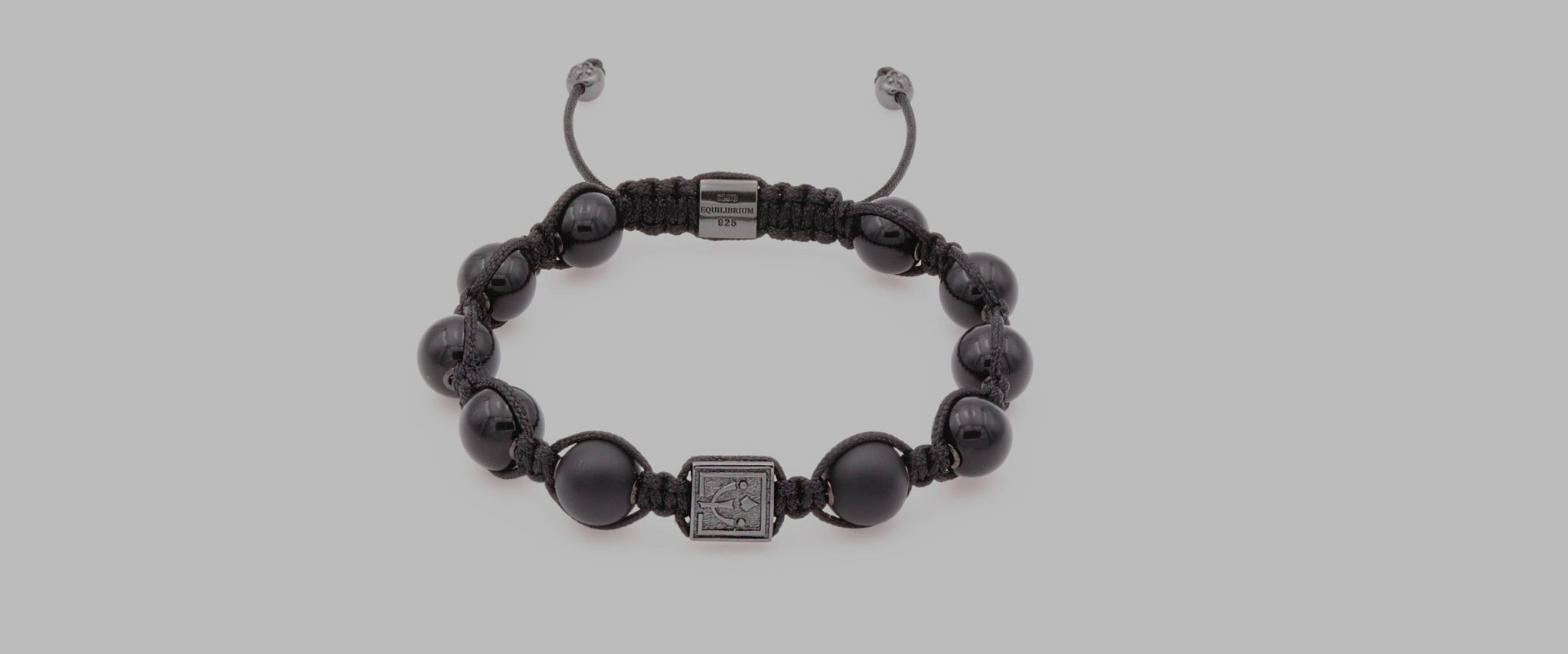 Men's Corded Bead Bracelet