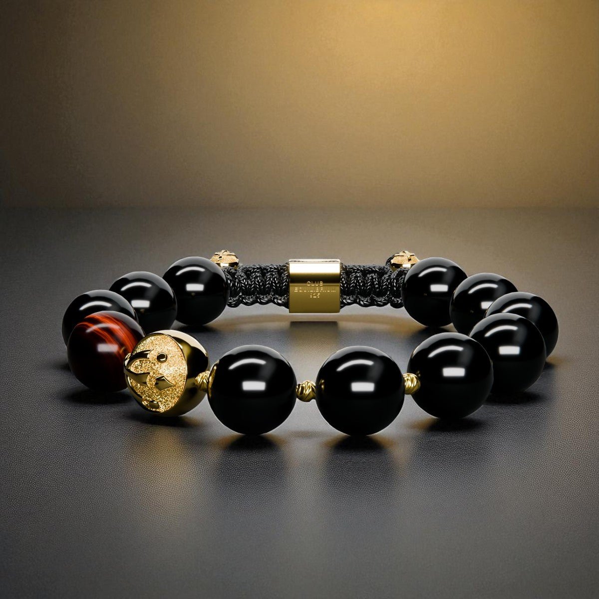 Onyx noir et œil de tigre rouge | Collection Unbound