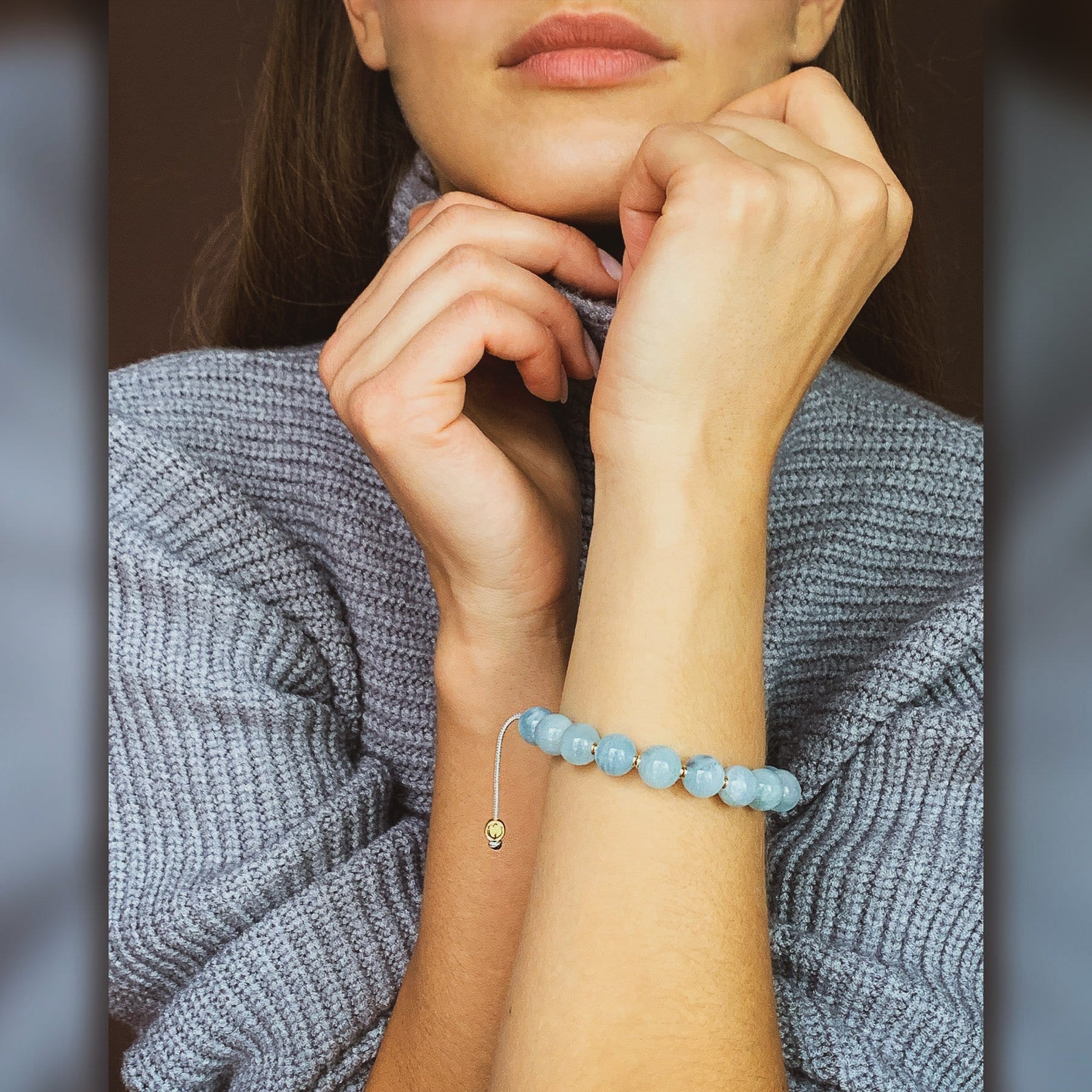 Equilibrium Protection Woven Gem Stone Bracelet | Temptation Gifts