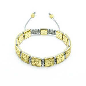 Gorgeous VIP Gold Trident Bracelet | 18K Gold/Silver | 10MM - CLUB EQUILIBRIUM